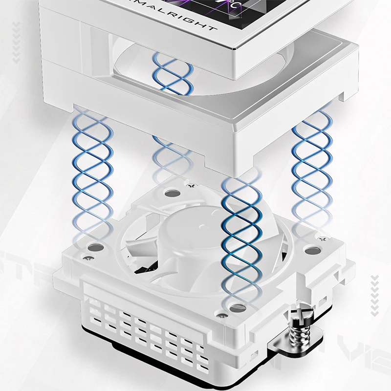 Thermalright Stream Vision 360 WHITE 一体型水冷ヒートシンク SV 360