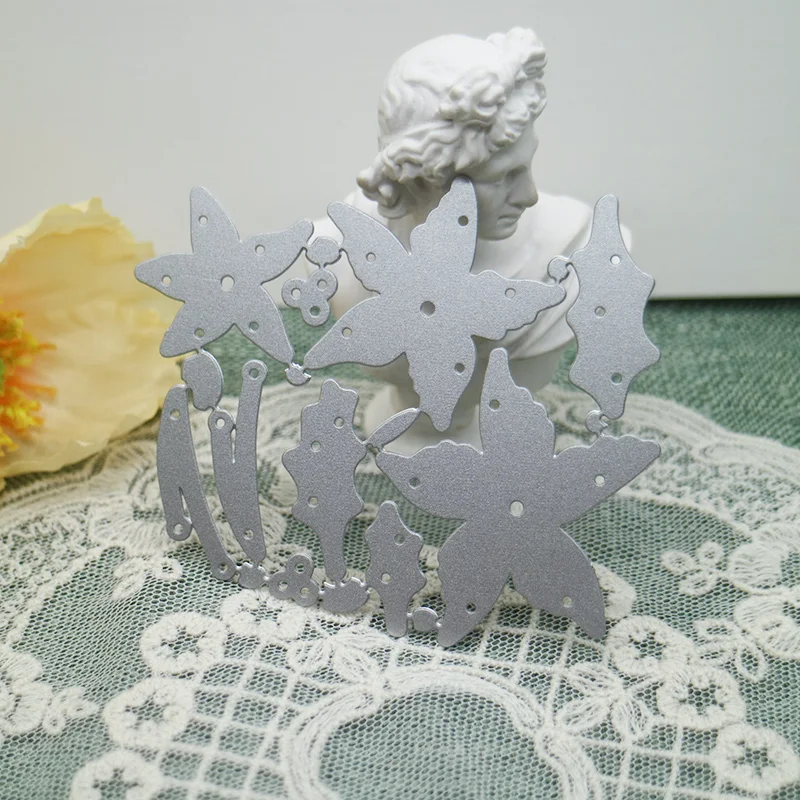 The Flower Cutting Dies for DIY 3D Scrapbook Album Paper Cards Decorative Crafts Cutting Die Embossing Knife Mold