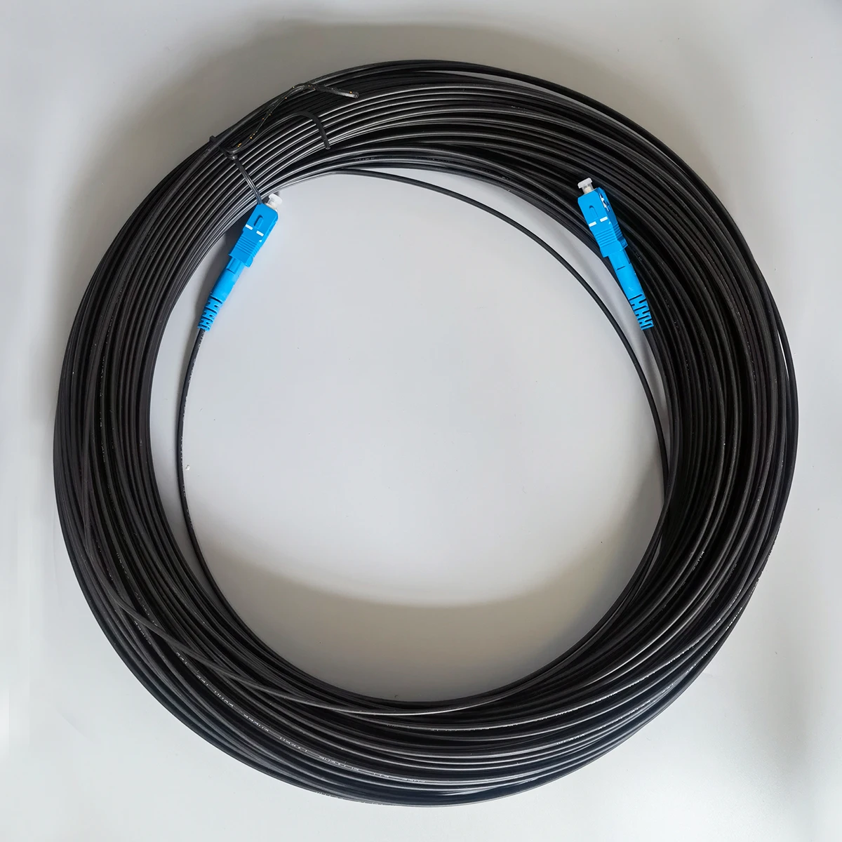 Outdoor Drop Fiber Optic Cable FTTH SC/UPC-SC/UPC Single Mode Single Fiber Optic Patch Cord Cable 20M/30M