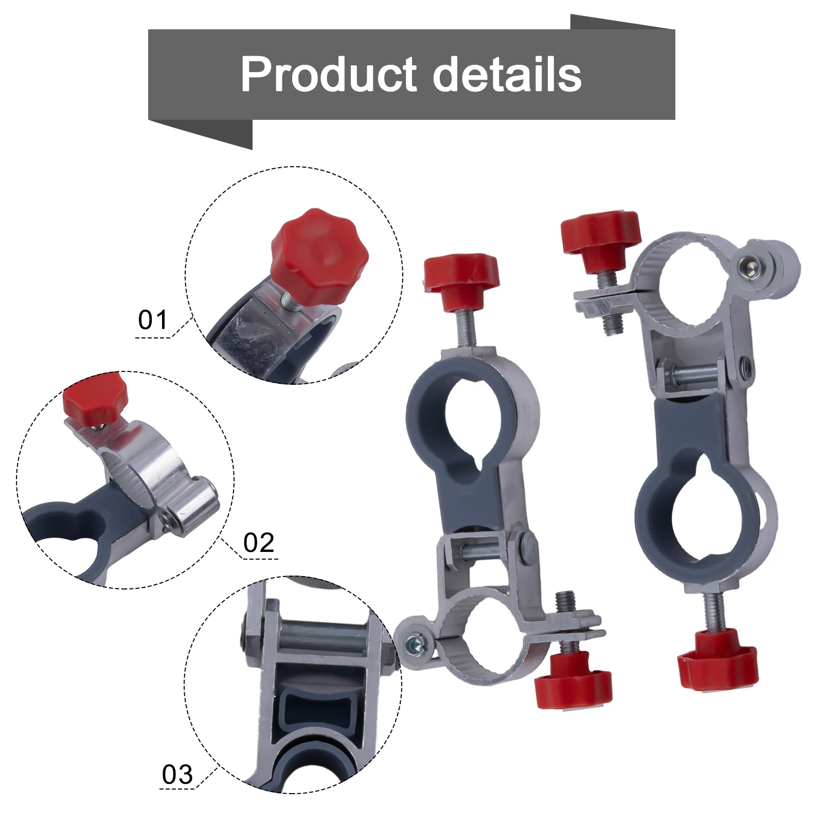 Fixed Clip Brackets Mount Accessories Install Fishing Chair Umbrella Stand Angling Chair Aluminum Alloy Folding Umbrella Frame folding umbrella