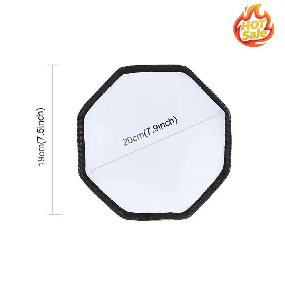 PULUZ 옥타곤 스타일 플래시 라이트 천 20cm 플래시 램프 소프트박스 카메라 액세서리