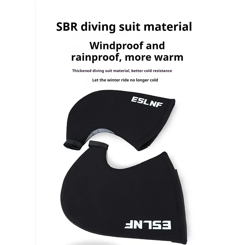 ESLNF Winter MTB Road Bike Gloves Windproof Warm Cycling Hand Guards Cold Handlebar Gloves Handlebar Warmer Equipment 5