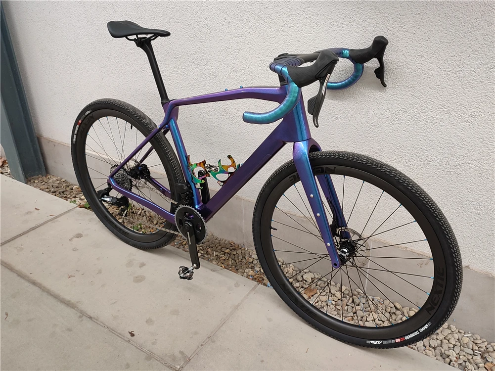 Description Picture 6 of item2024 New T1000 Carbon Gravel Frame 700*47C Cyclocross Bike Frame T47  Disc Brake Gravel Bike Frameset Road Bike Frame