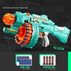 Children's Electric Continuous Shooting Gatling Toy Gun  Suction Cup Soft Bullet Gun  Explosion Nerfs gun BB Guns Gifts for Kids 6