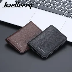 2023 New Male Credit Card Wallet Mini Card Pouch Large Capacity 6 Magnetic Credit Card Slots Purse Organizer Card Purse Small