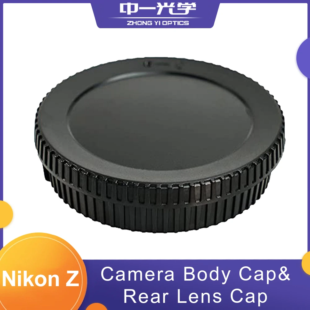 Zhongyi Mitakon Camera Front Cap Rear Lens Cap for Nikon Z Mount Z6 Z7