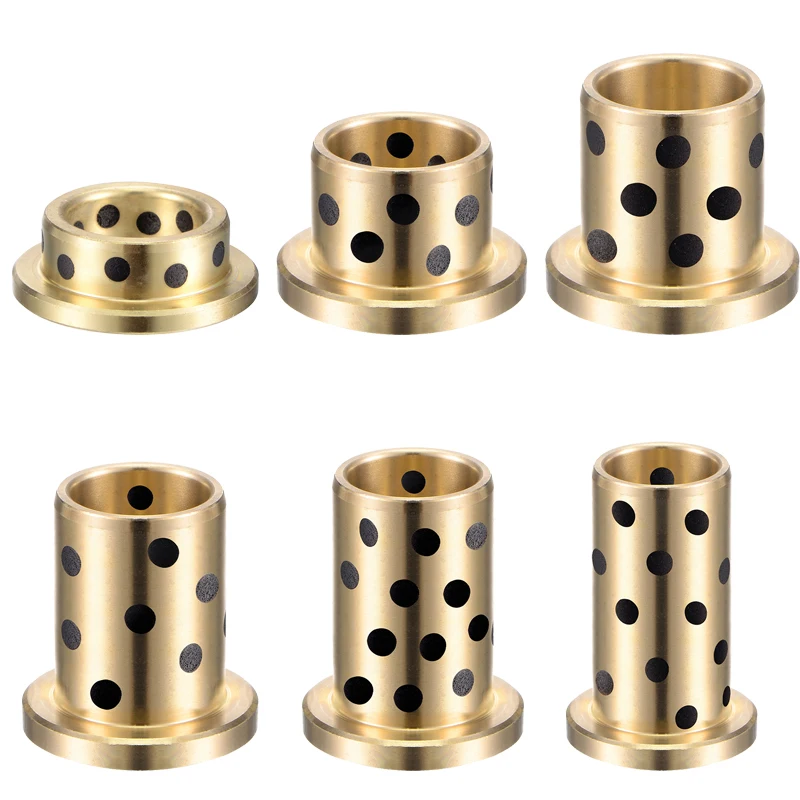 1/2pcs Inner Diameter 16mm JFB Flanged Sleeve Bearings Wrapped Oilless