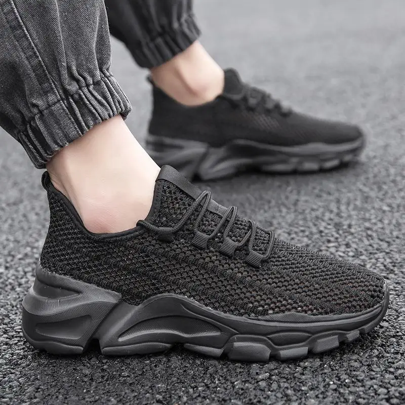 

Men's Shoes Autumn 2023 New Mesh Sneakers Wear-Resistant Running Shoes Dad Shoes Trendy Casual Shoes Men