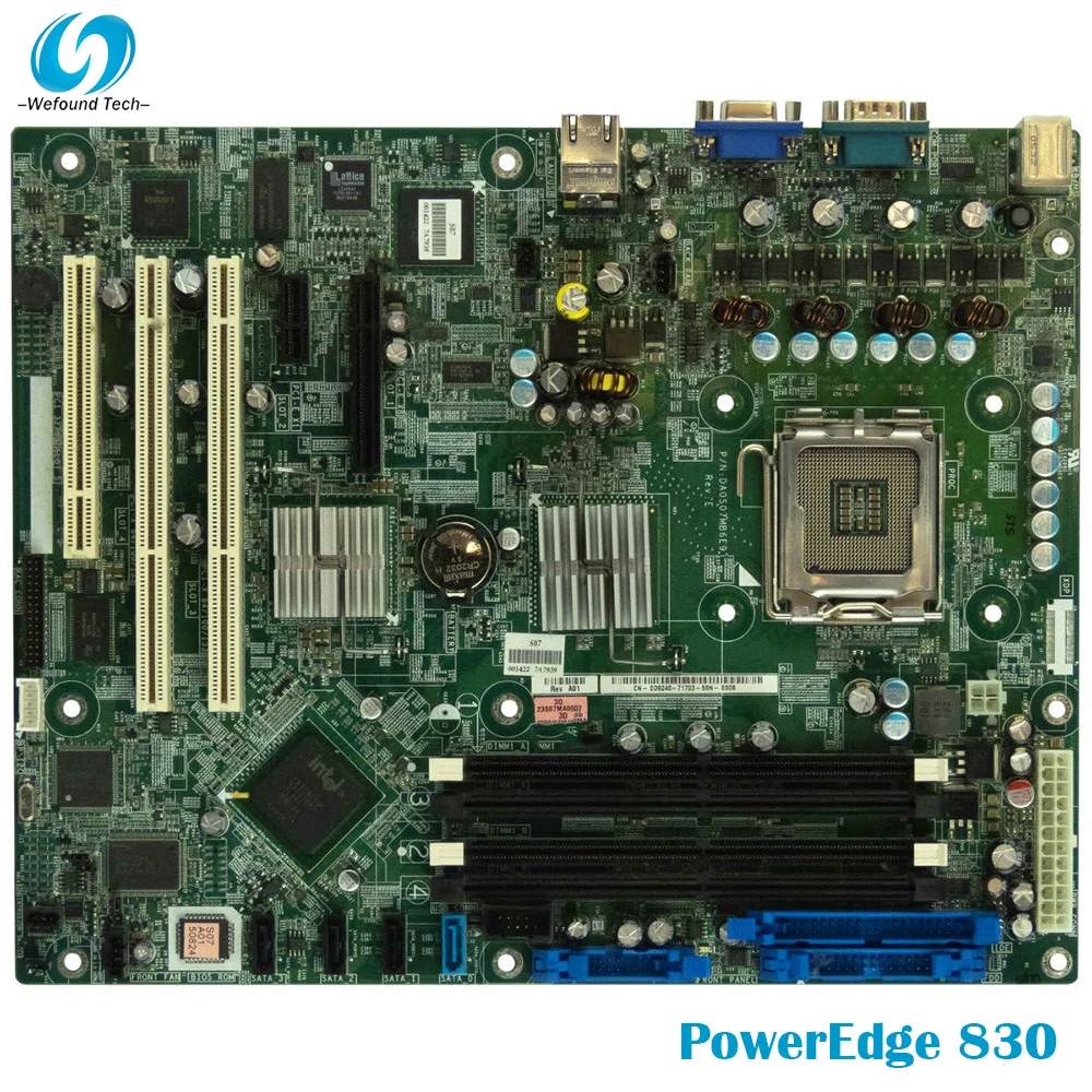 

100% рабочая Серверная материнская плата для Dell PowerEdge 830 D9240 0D9240 HJ159 0HJ159, полностью протестирована
