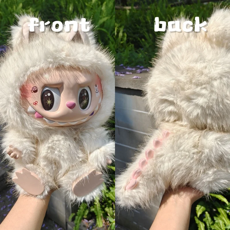【LABUBU】⭐️ジモモ 白色⭐️【38cm】 New 38cm Zimomo The Monster Labubu White Cat Zimomo Angel