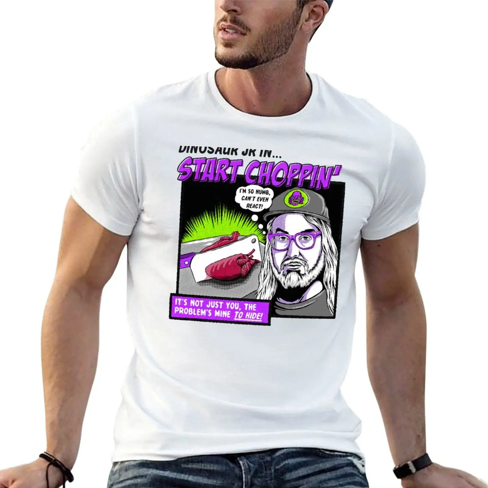 

Choppin Jr T-shirt boys whites Blouse slim fit t shirts for men