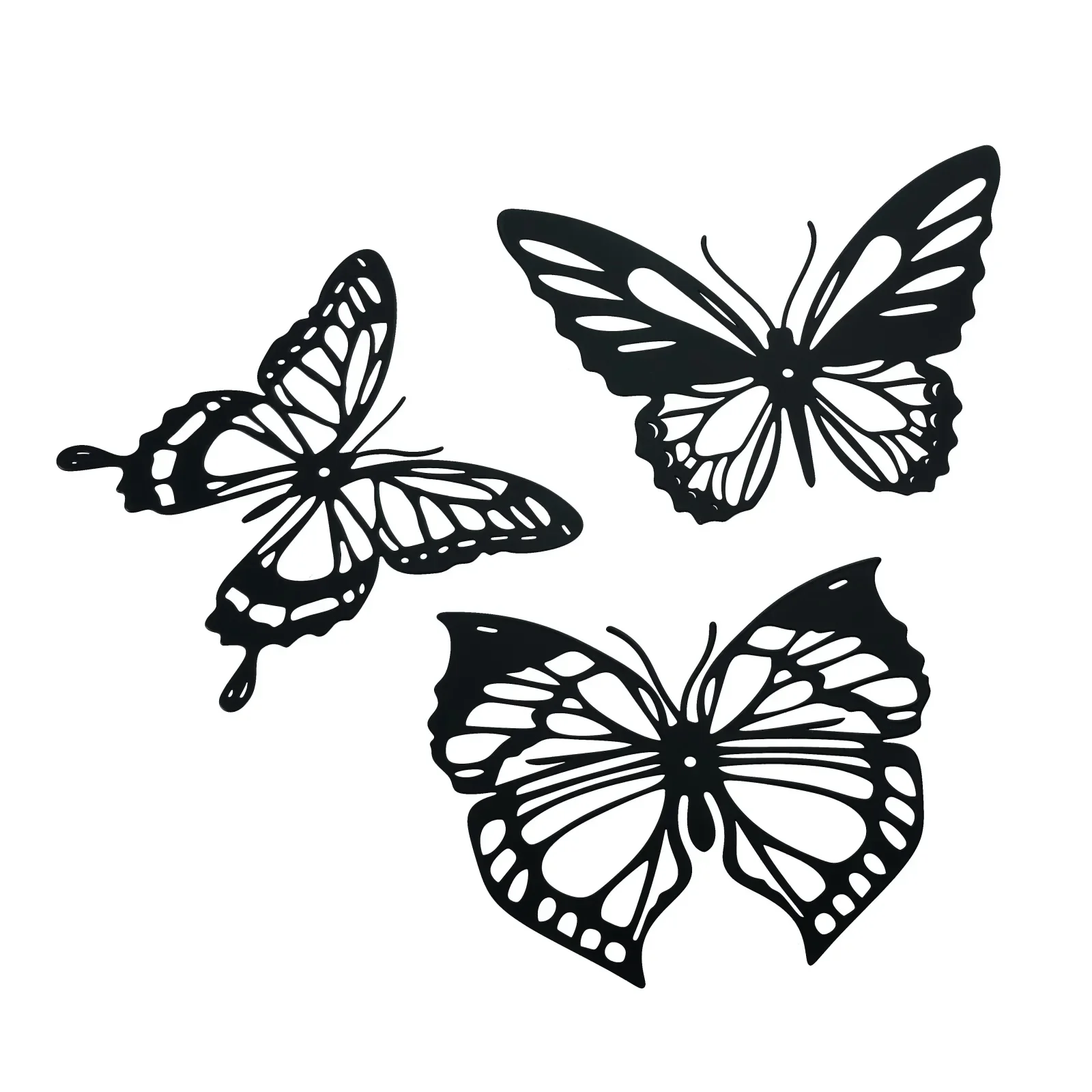 

3 шт., декоративные стены в виде бабочек