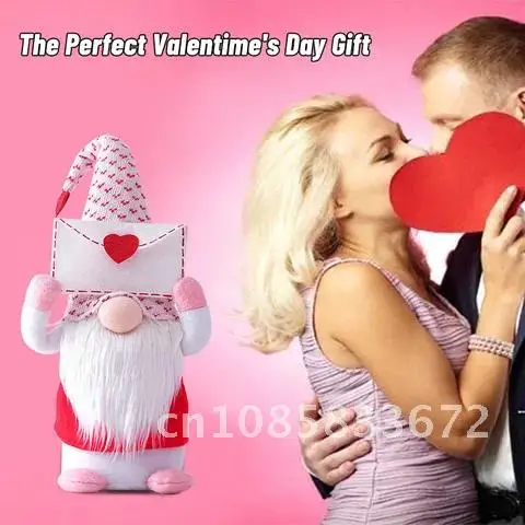 

Gift Valentine's Day Faceless Doll Nordic Gnome Old Man Ornament Valentines Day Wedding Party Decoration for Home Kids Toys