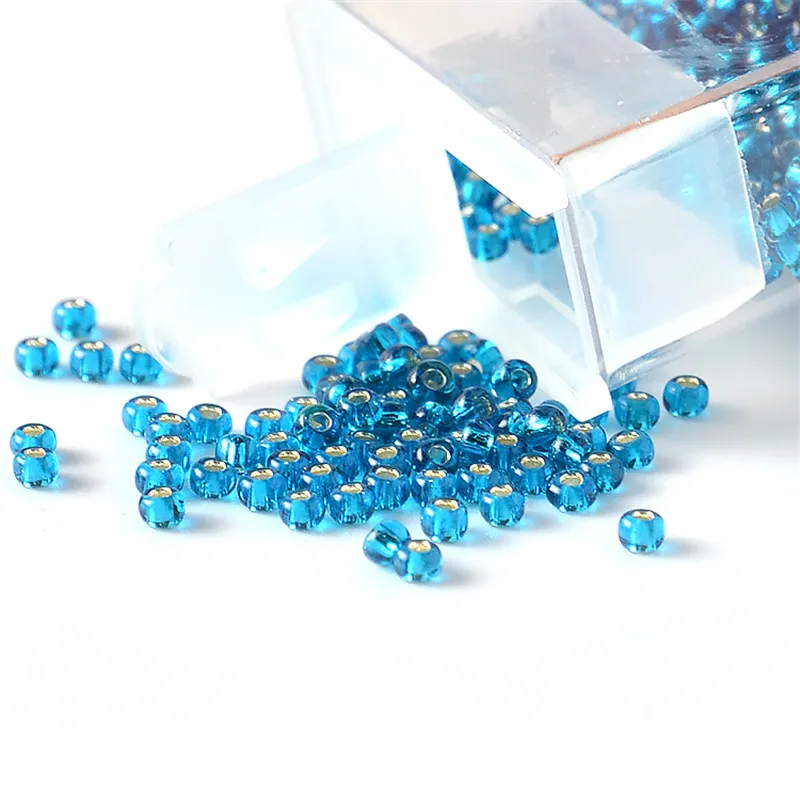 1000pcs 11/0 TOHO Round Beads Silver Lined Color 10g Japan Glass Seed Bead For Needlework Handmade DIY Bracelet Jewelry Making
