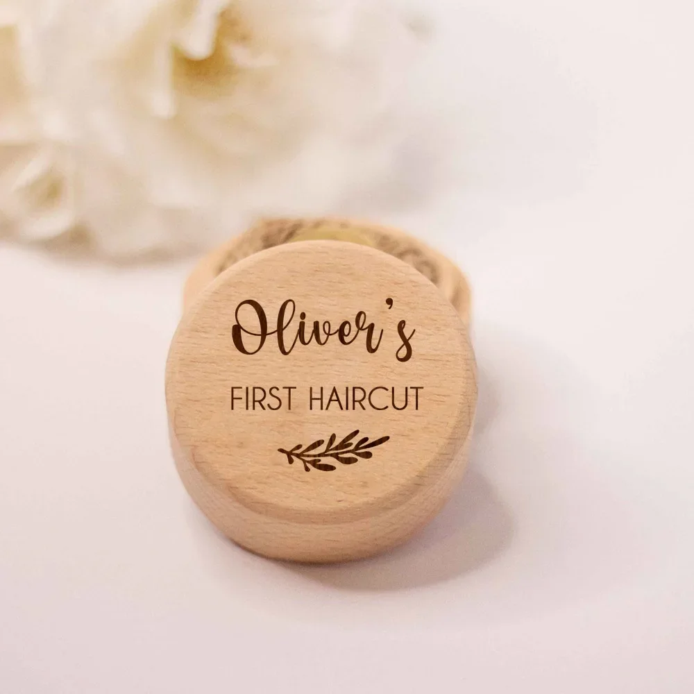 DOITOOL Baby Keepsake Box Baby Teeth Box Wood Fetal Hair Collection Box 3 Glass Bottle Tooth Holder Saver Box Souvenir Storage Box Kids Keepsake
