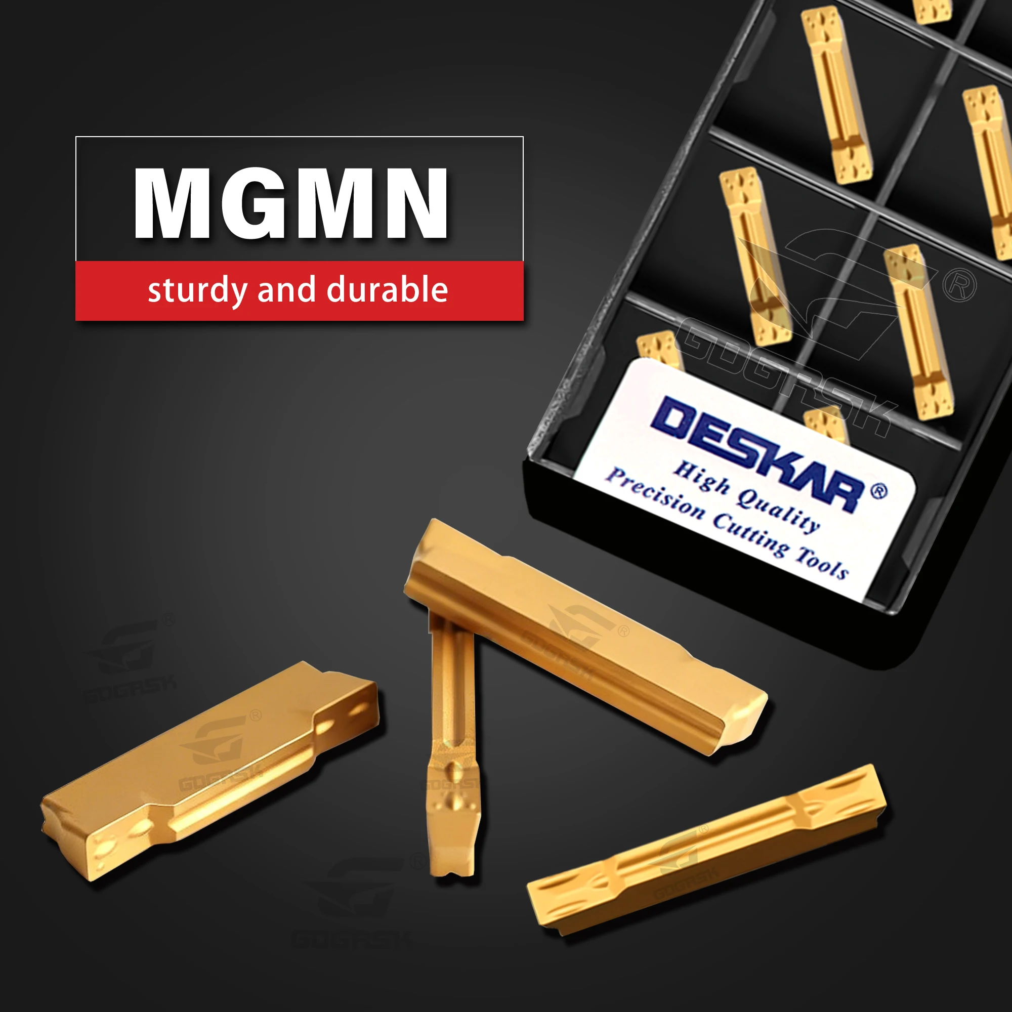 MGMN-Serie DESKAR Nutfräseinsatz MGMN200/250-G MGMN300/400/500-M LF9018 Speziell für die Bearbeitung von Stahlteilen Schlitzwerkzeug