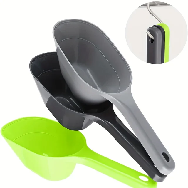 Pet Feeding Shovel Cat Food Scoop Large Capacity Multifunctional Cat Dog Spoon Plastic Pet Food Deep Shovel Pet Spoon 3