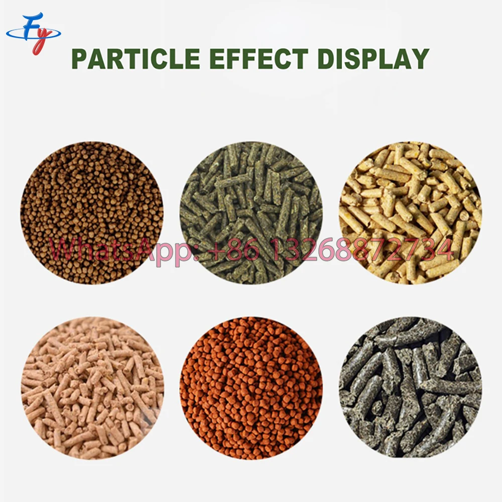 100-150kg/h Pellet Machine Pelletizer Animal Feed Food Pellet Making Machine Farming burning particles Granulator without motor