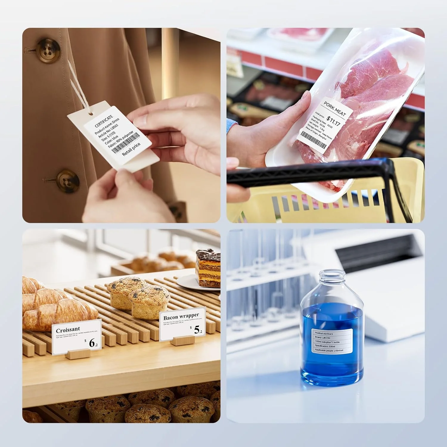 NiiMBOT White Round Color Label Sticker Self-adhesive Paper Thermal Waterproof Digital Number Cake Sealing Roll f B21 B1 Printer