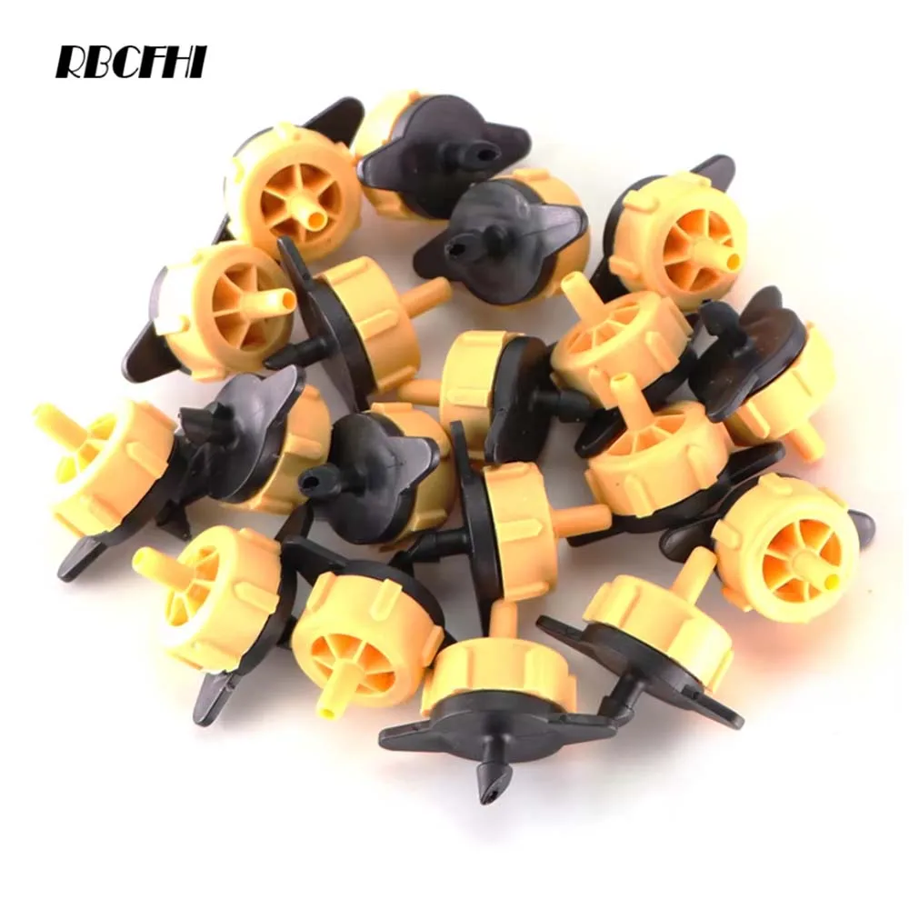 2L 4L 8L Greenhouse Fixed Flow Pressure Compensating Emitter Head Garden plant Water Micro Flow Regulator Irrigation Drippers