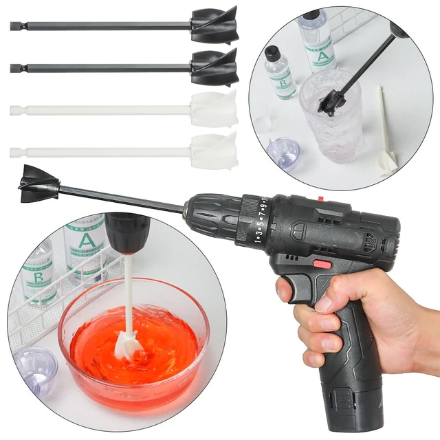 Paint Mixer Reusable Paint Resin Mixer Paddles For Drill Epoxy Mixer