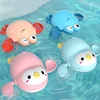 Baby Bath Toys Kids Swimming Clockwork Dolls Play Water Fun Bathing Cute Funny Children Bathroom Shower Bathtub Animals Toy 1