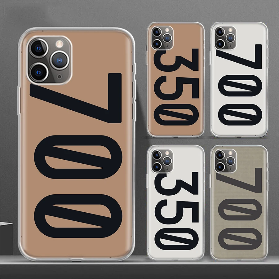 350 700 Custodia Per Telefono Yeezy-Design Per Iphone 15 Ultra 14 11 12 13 Pro Max Xr X Xs Mini 8 7 Plus Se Soft Fundas Coque Shell Cover