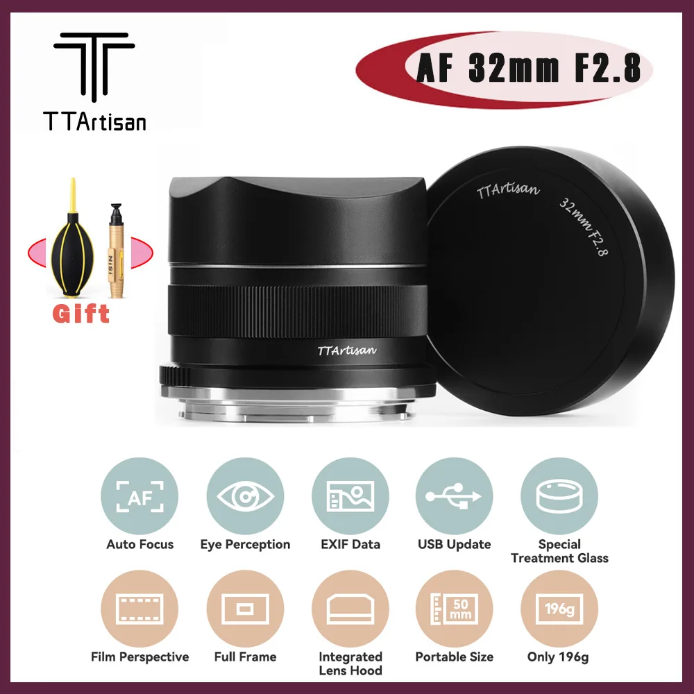 TTArtisan AF 32mm F2.8 Full Frame Auto Focus Prime Fixed Focus Lens for  Nikon Z Mount Camera Z6 Z7 Z6II Z7II Zfc Z50 Z9/Z30 - AliExpress