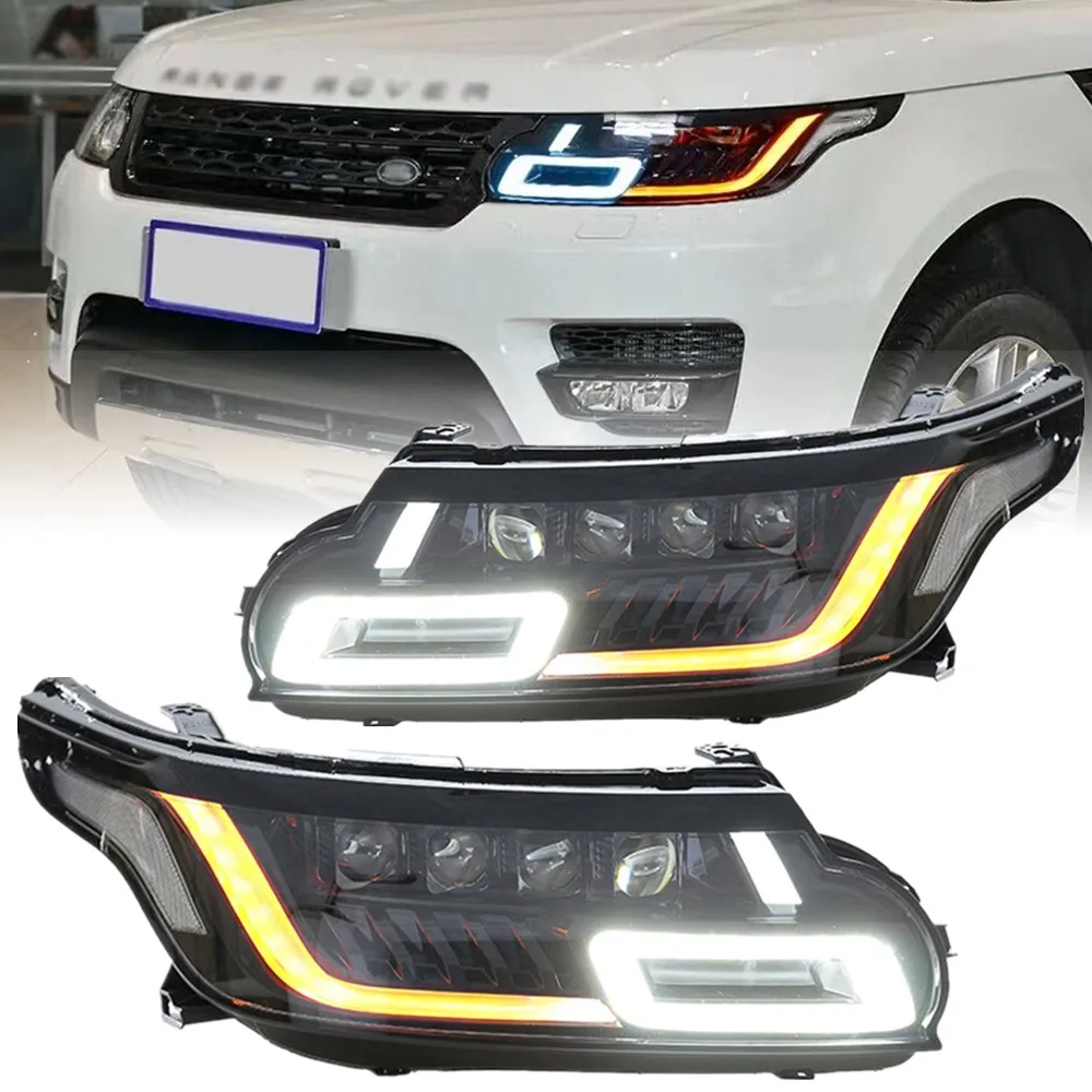 

Car Led Front Lights For Land Rover Range Rover Sport Headlights L494 2014-2017 Accessories Modified Led DRL Headlamp Assembly