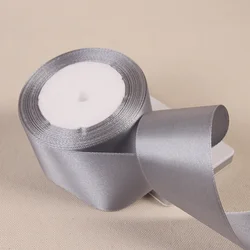 Multicolor Satin Ribbons for Festive and Wedding Decorations (59 Silver)