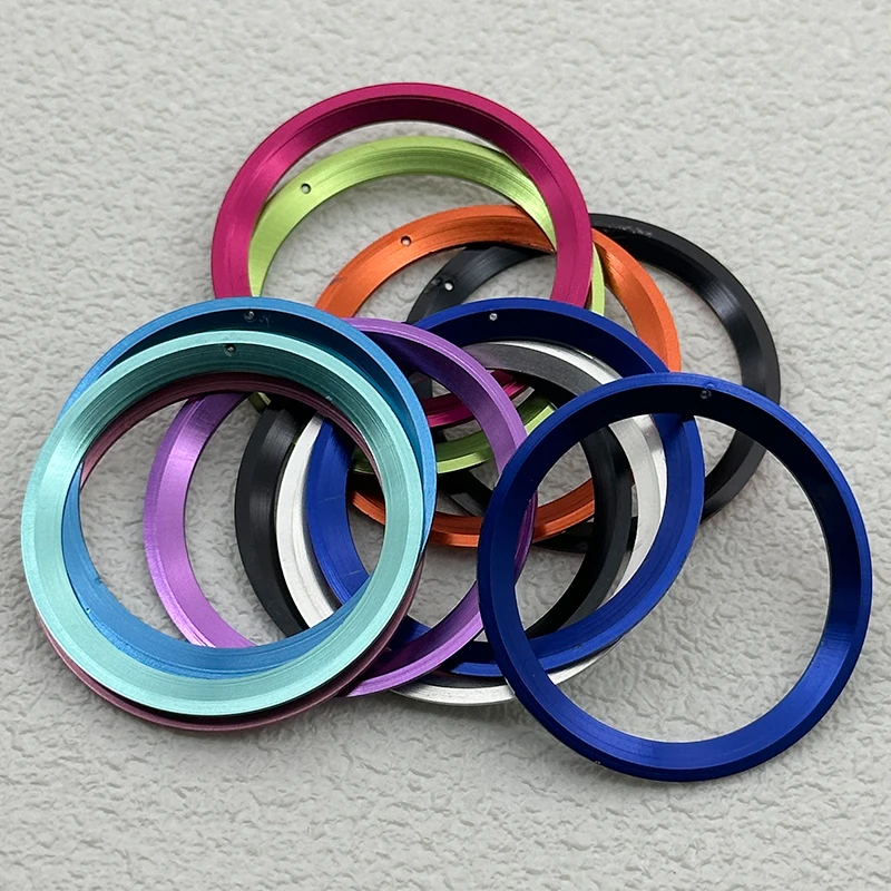 Elegant Beveled Aluminum Watch Bezel – 38mm x 30.6mm