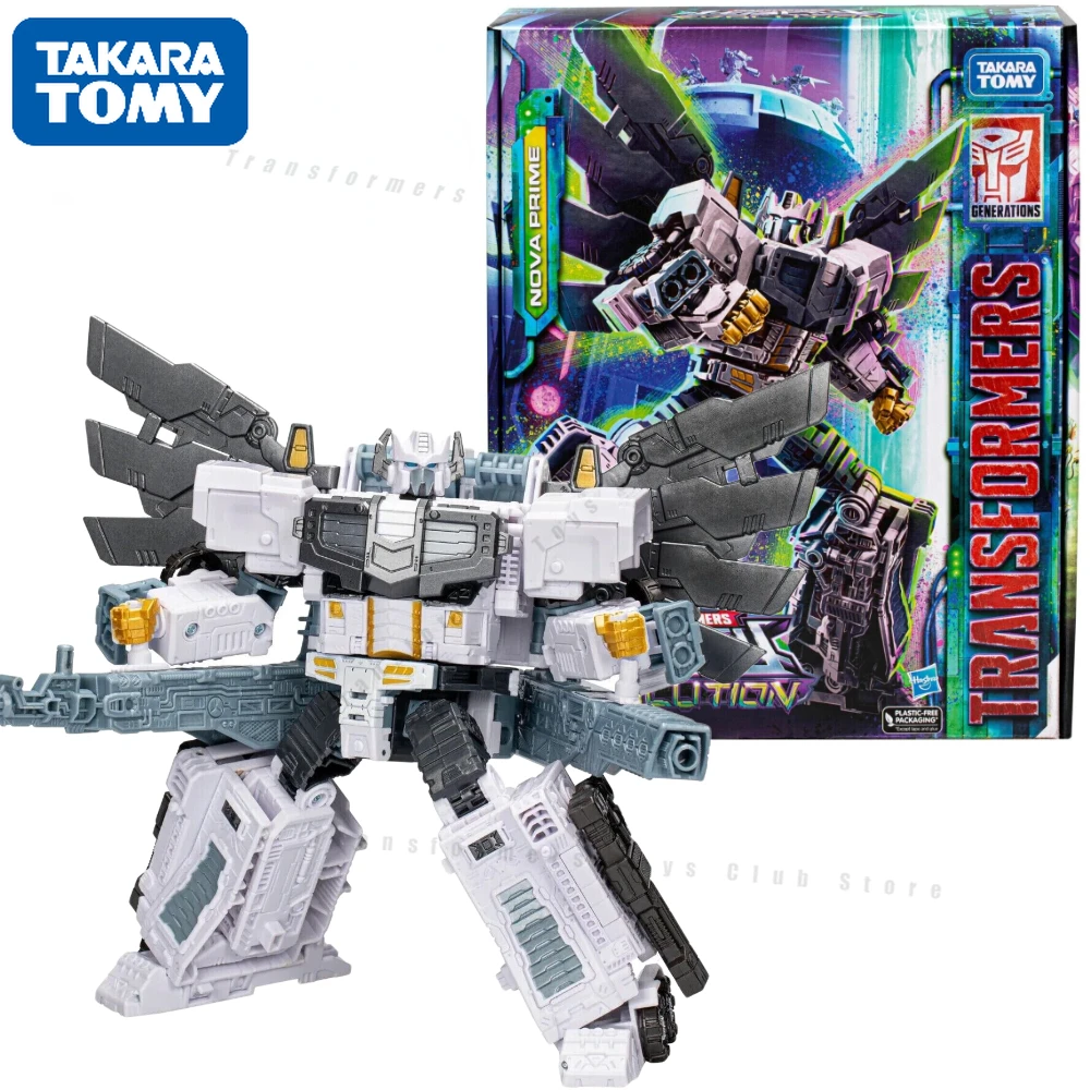 

In Stock TAKARA TOMY Transformers Legacy Evolution Leader Class Nova Prime Action Figure Model Toy Collection Hobby Gift