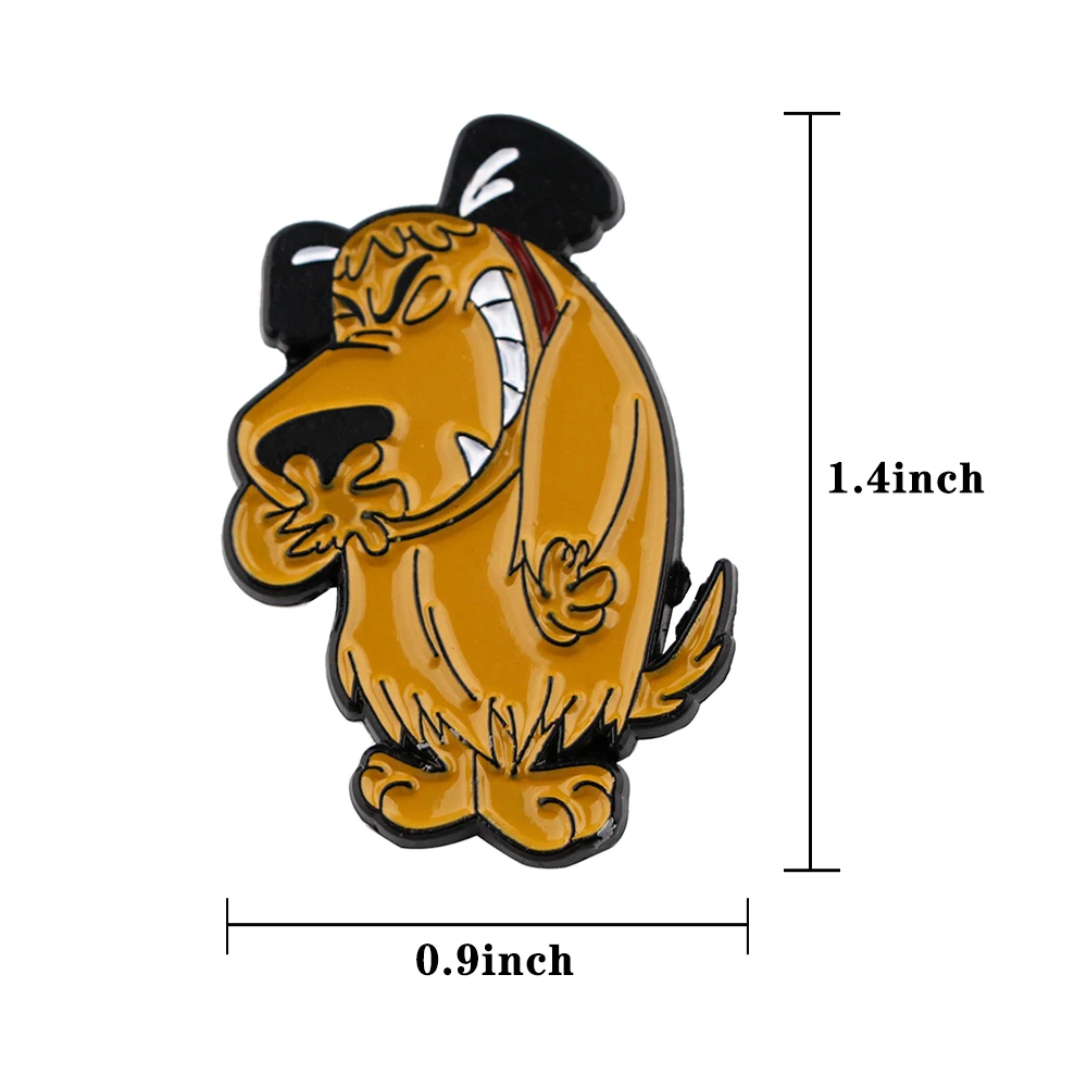 Cute Dog Enamel Pins Animals Cartoon Brooch Clothes Backpack Lapel Badges Fashion Jewelry Accessories For Kids Friends Gifts