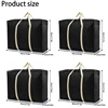 1pcs Extra Large Waterproof Moving Luggage Bags Laundry Shopping Bag Non-woven Fabric Cubes 80*55*25cm Home Storage Packing Tool 6