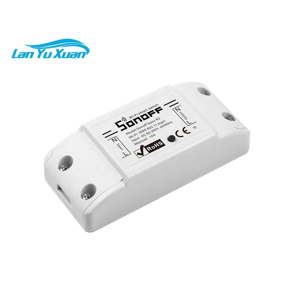 

SONOFF Basic Smart Home Automation DIY Intelligent Wifi Wireless Remote Control Universal Relay Module Light Power Mini Switch