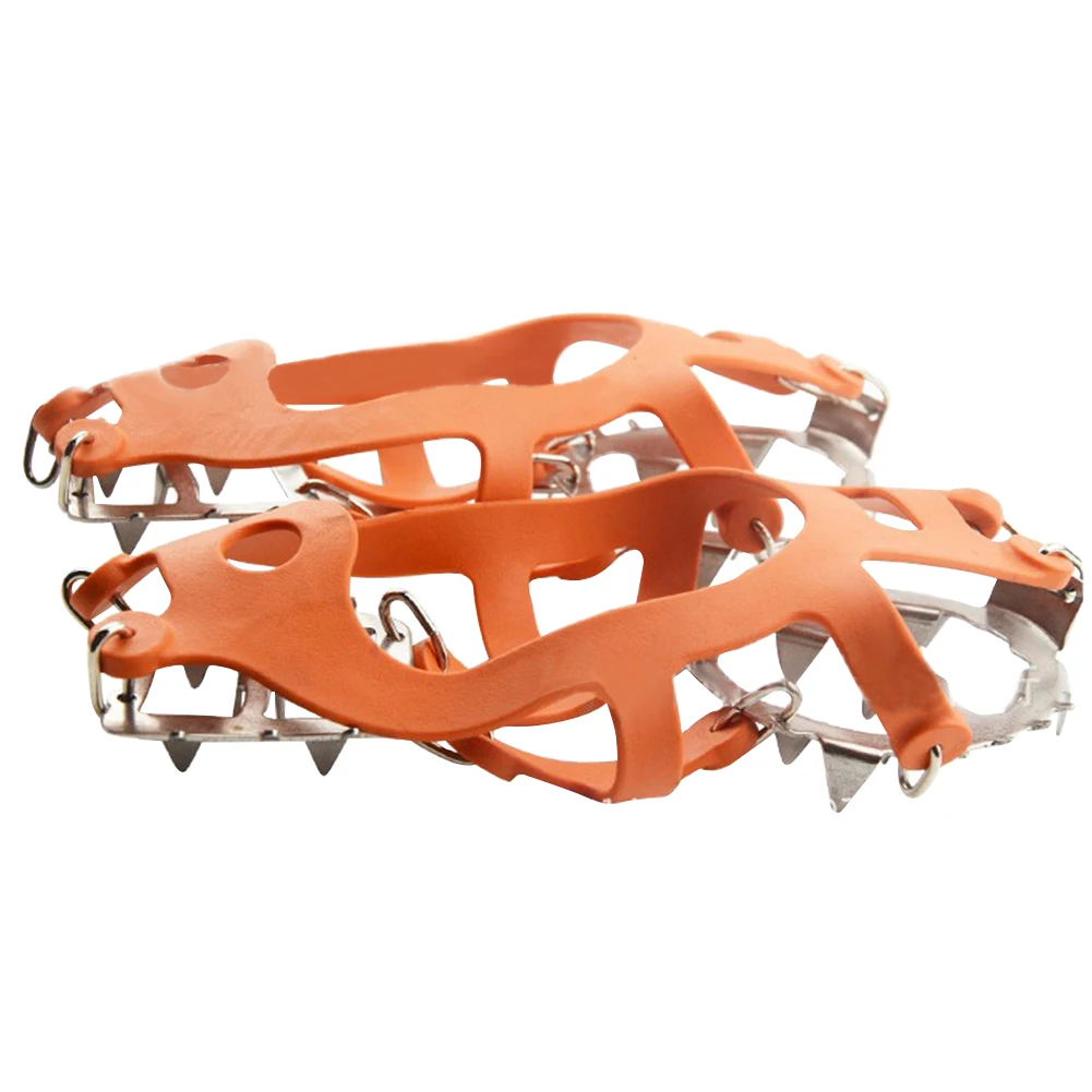 18 Tooth Ice Snow Crampons Anti-Slip Shoe Covers Spike Cleats