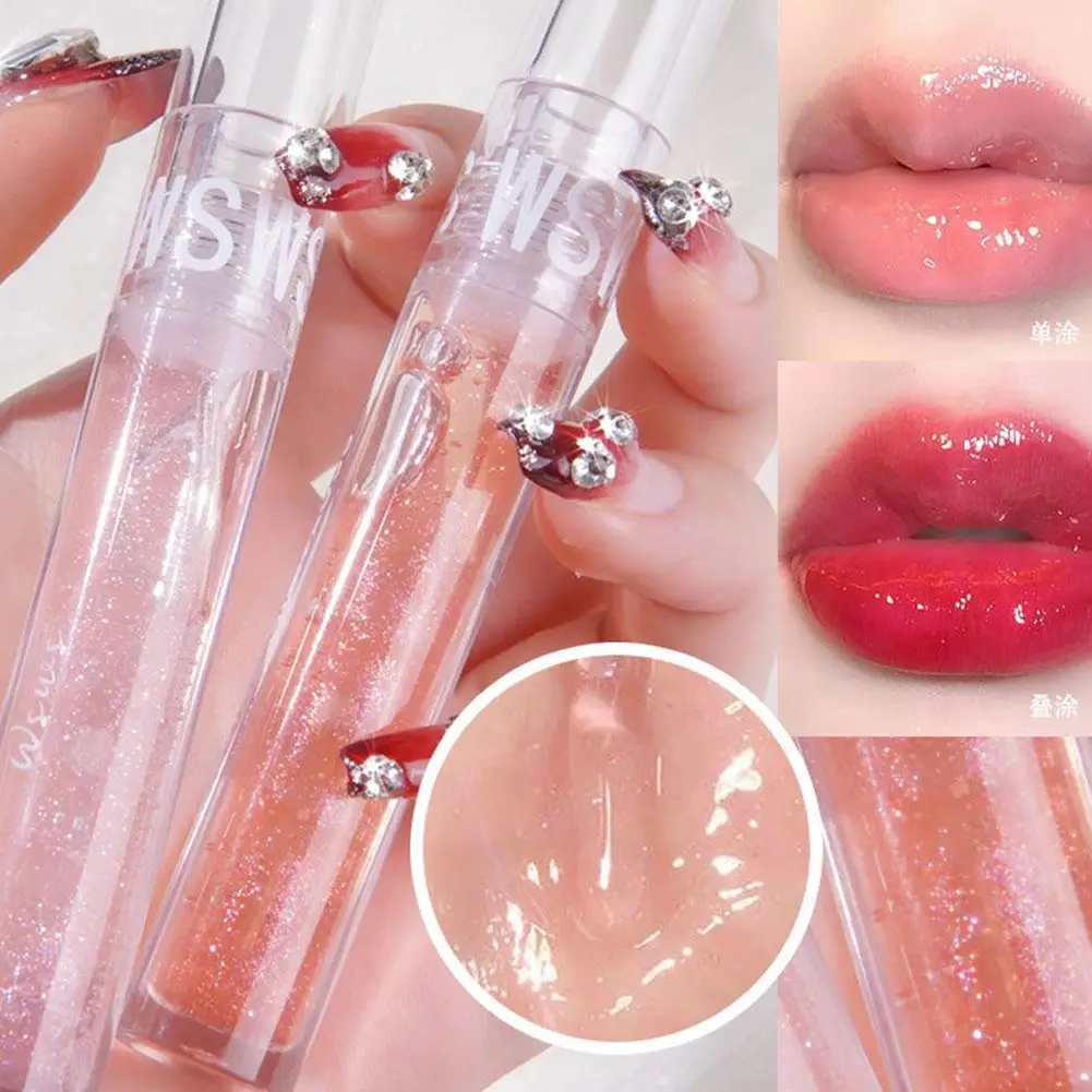 

Mirror Water Lip Gloss Lip Glaze Transparent Glass Lasting Liquid Lipgloss Lip Cosmetics Lips Lipstick Oil Waterproof Lipgl S6M5