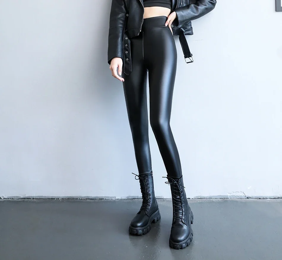Leggins Invernali Donna Foderati Pile - Termici Caldi Vita Alta
