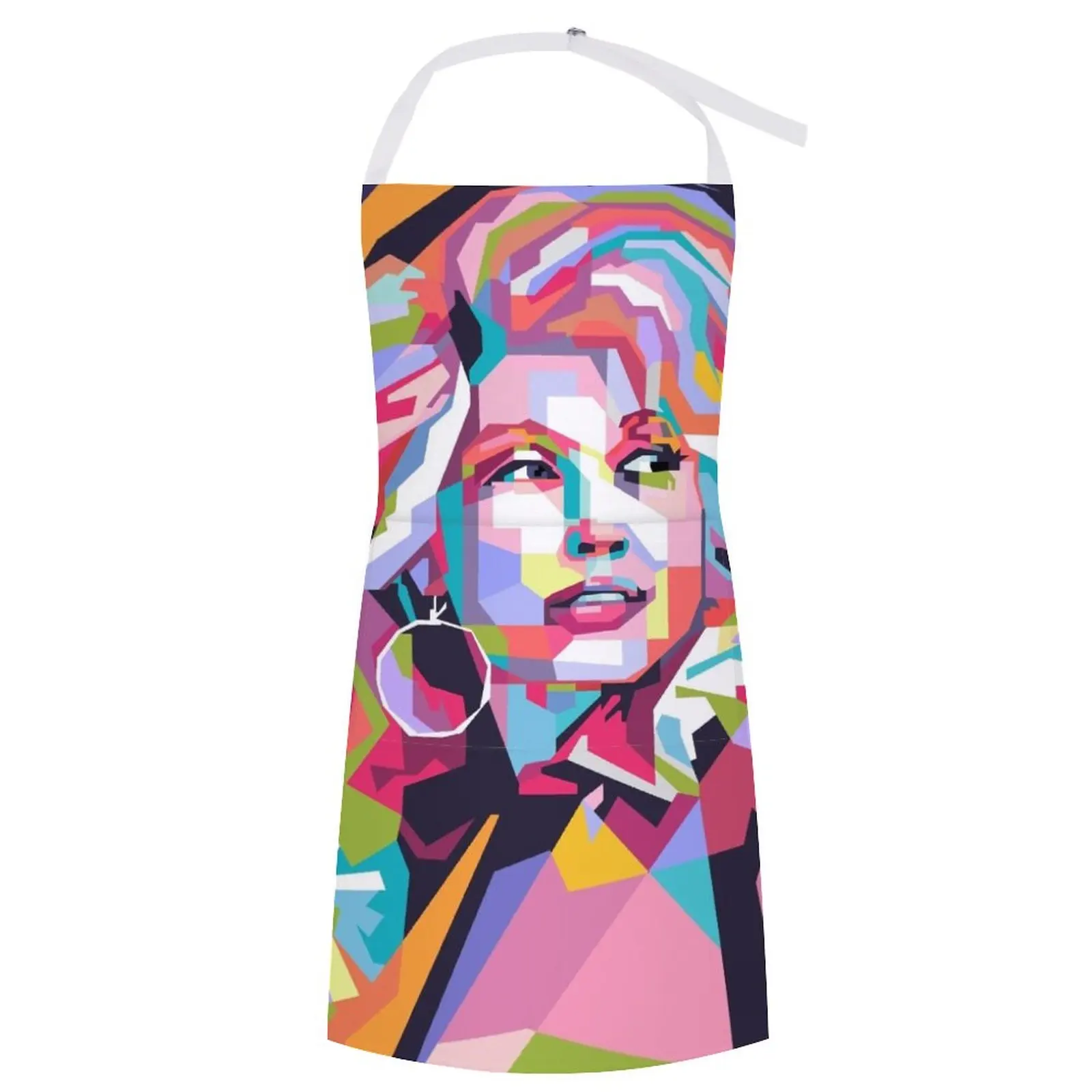 

Abstract Dolly Parton in WPAP Apron Things For The Kitchen Kitchen Apron Women Kitchen Apron Man Women's Dress