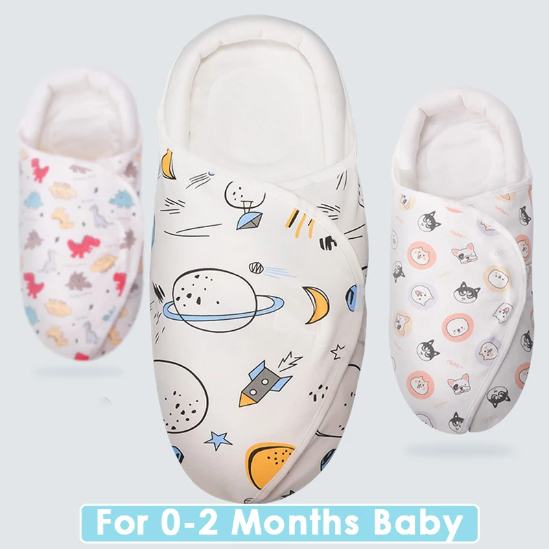 

Baby Swaddle Blanket Newborn Swaddling Wrap Sleeping Blanket Bag Cotton Anti-shock Ultra-Soft Nursing Bedding 0-2 Month