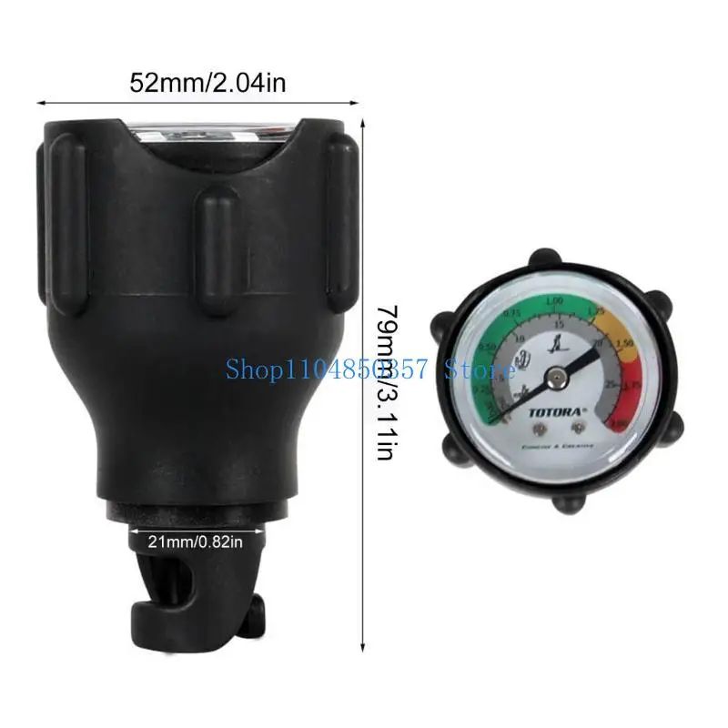 652F 압력 게이지 30psi 풍선 보트 공기 압력 게이지 낚시 카약 서핑 보드 서핑 보트 용 공기 압력 테스터