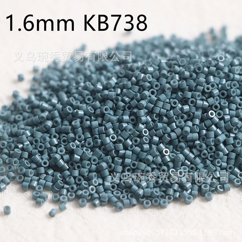 Oil Painting Antique Bead Collection - Handmade DIY Embroidery Loose Beads, 1.6mm