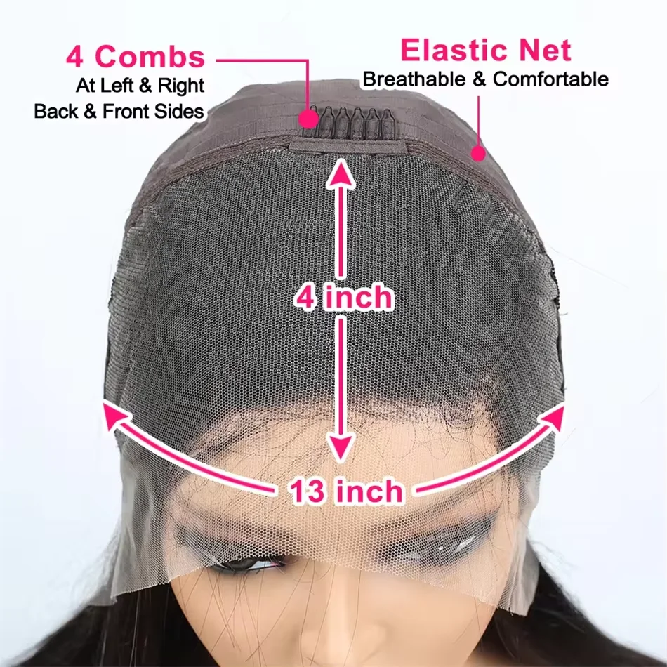 250% Density Deep Wave Short Bob Wig Raw Human Hair 13x4 HD Lace Front Wig For Women Curly Brazilian Glueless Frontal Wig Water 6