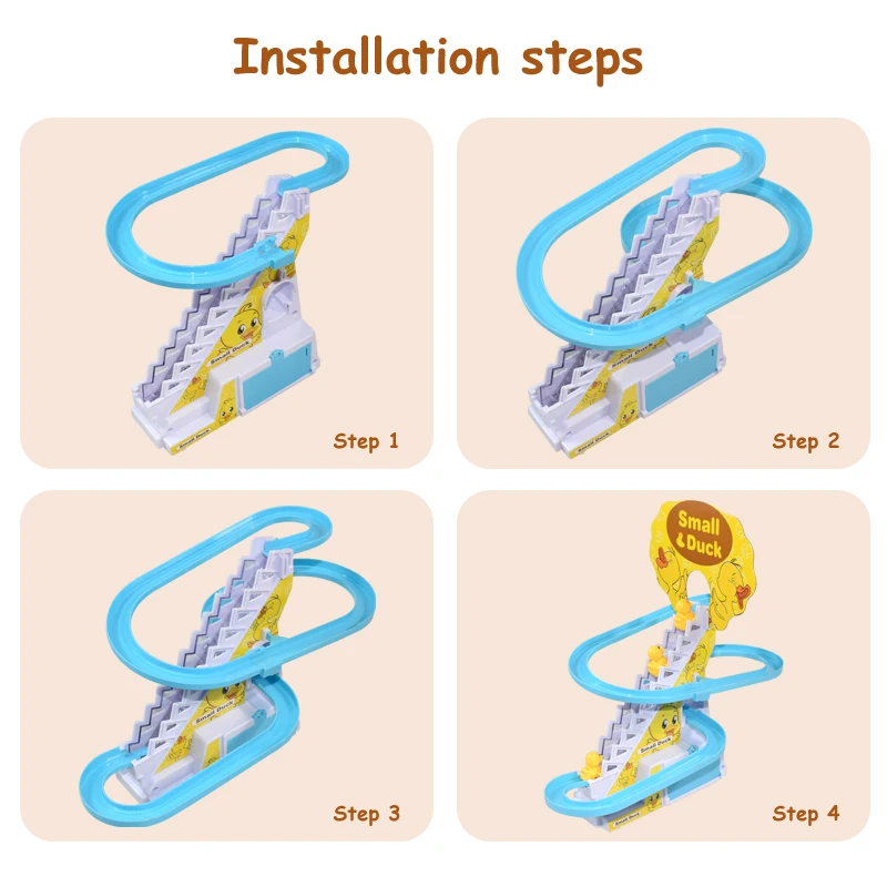 Ducks Electric Singing Toys Duck Slides