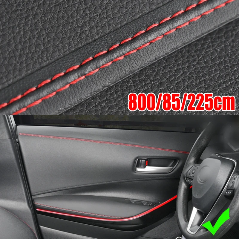 Selfadhesive Moulding Trim Car Interior Styling Dashboard Pu Leather