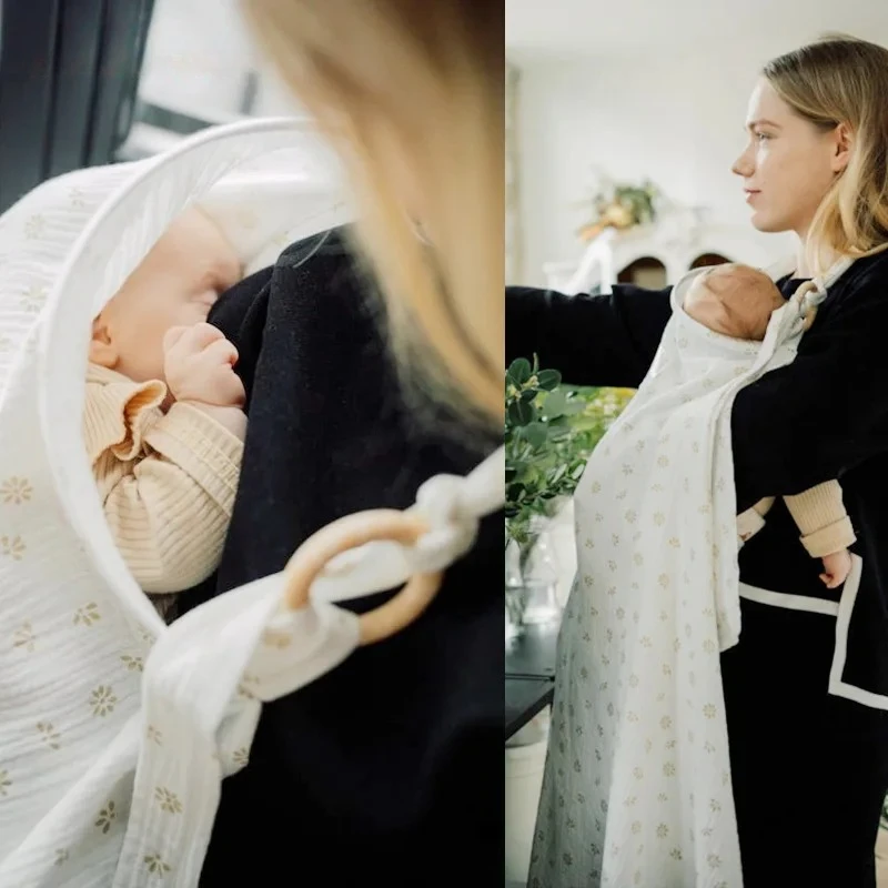 Baby Feeding Nursing Cover Privacy Breast Feeding Blanket - Discreet Cloth for Feeding