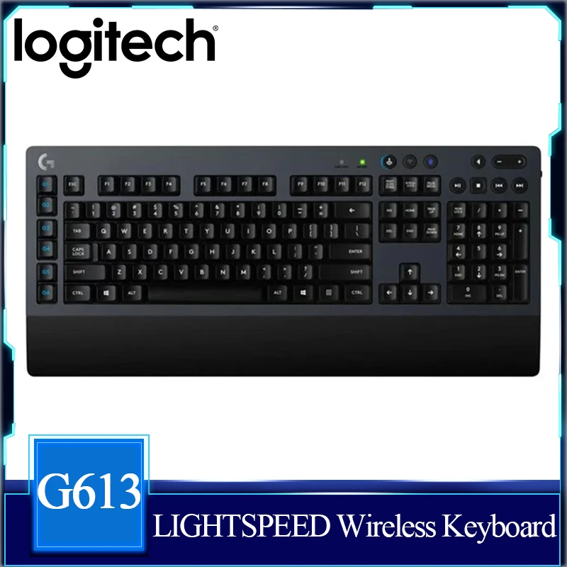 Tastiera meccanica wireless originale Logitech G613 LIGHTSPEED Tastiera da gioco programmabile Bluetooth 2.4GHz 6 tasti G