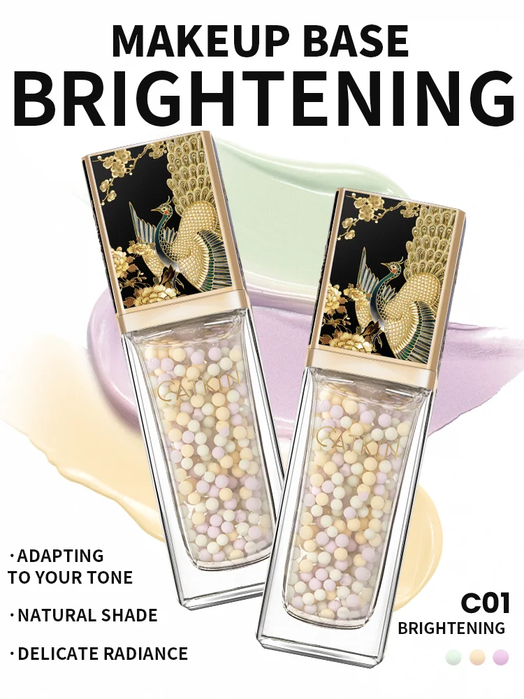 CATKIN Makeup Toning & Illuminating Primer three-colour blend naturally derived ingredient