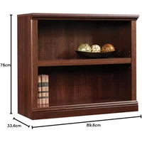 Sauder Miscellaneous Storage 2-Shelf Bookcase/ book shelf, Select Cherry finish 2