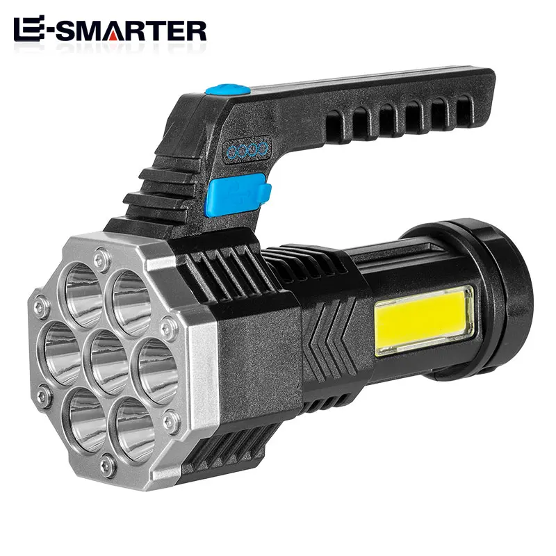 thumbnail image 2 of LED Flashlight 4 Modes Waterproof Powerful Flashlight 7 LED 2 of 13